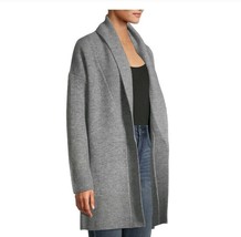 Time And Tru Women&#39;s Cardigan Shawl Neck XXL Open Front Gray New - £20.88 GBP