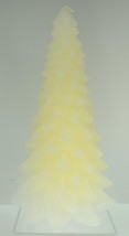 Crate and Barrel White Christmas Tree Candle - 8.5&quot; Tall - Unlit - £15.29 GBP