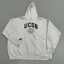 Vintage UCSB Santa Barbara Jansport Hoodie Crest Mens XL Gray College Sw... - $29.69