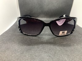 Corinne McCormack Black rectangular Bifocal Sunreaders Sunglasses Readers +2.50 - £14.85 GBP
