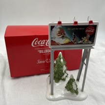 Coca Cola Billboard Dept 56 Snow Village #5481-0 With Box 1994 - £22.22 GBP