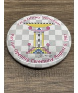 Disney Vintage I’m a Volunteer Pan Am Opening Ceremony Aug 1987 Pin KG JD - $29.69