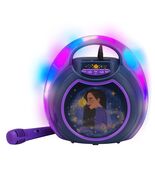 eKids Disney Wish Karaoke Machine Bluetooth Speaker with Mic for Kids - $73.10 CAD