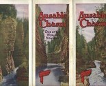 Ausable Chasm And Hotel  Brochure 1930&#39;s New York  Lake Champlain - $29.78