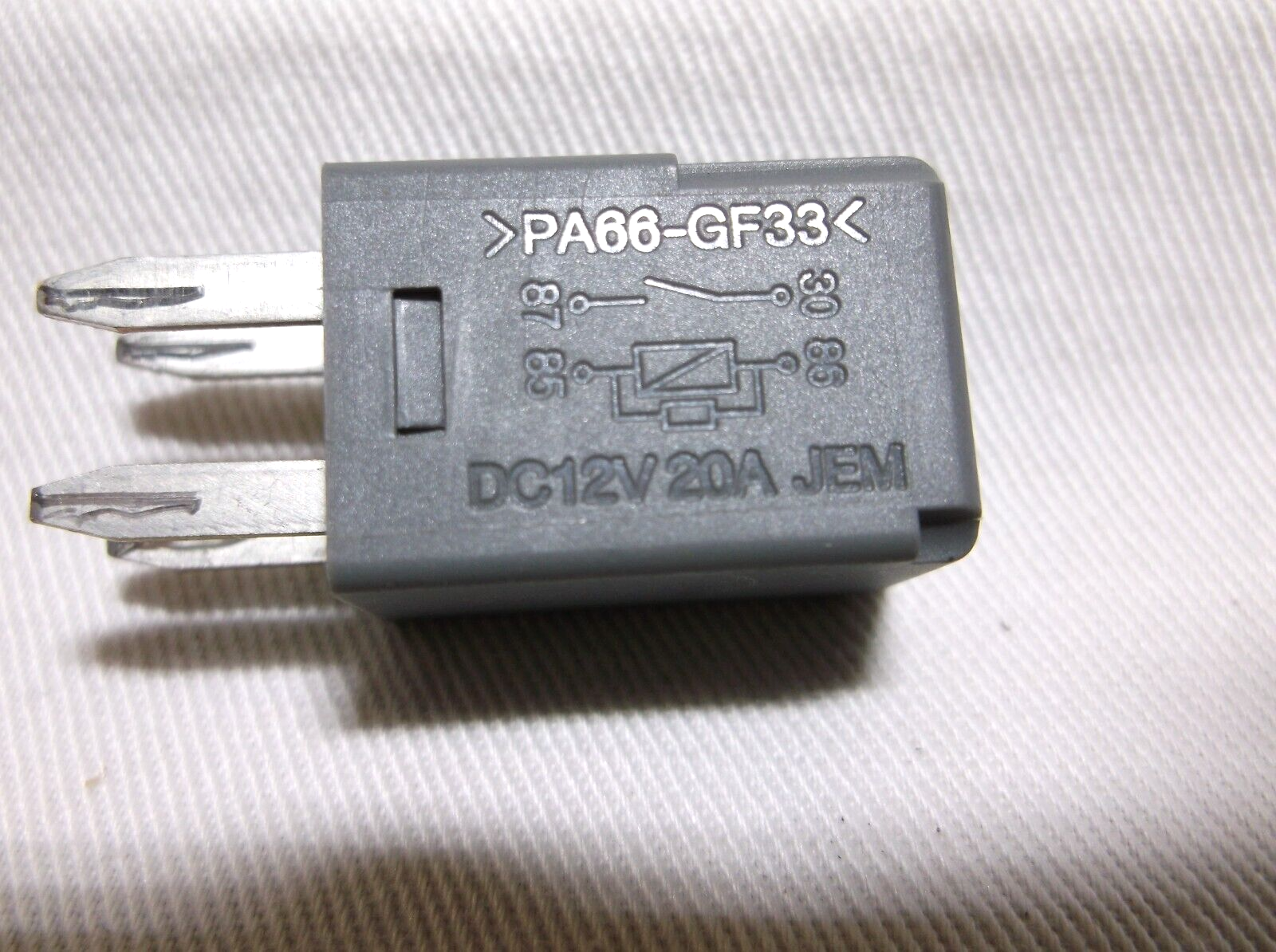 JEM/12V/20A / MULTIPURPOSE 4 PRONG RELAY - $4.00