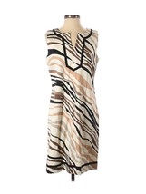 Women Dana Buchman Sleeveless Animal Print Dress Size Small - £14.53 GBP