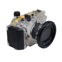 40M/130Ft Underwater Waterproof Housing Camera Case For Canon Powershot S120 Wp- - £233.00 GBP