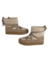 NWT Universal Thread Birgitte Women&#39;s 7.5 Lace-Up Platform Sherpa Boots ... - $46.12 CAD