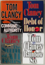 Tom Clancy Hardcover Command Authority Debt Of Honor Rainbow Six The Sum Of A X4 - £16.54 GBP