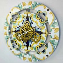 Italy Line Wall Clock Round 24 Inch Praiano - £62.81 GBP+