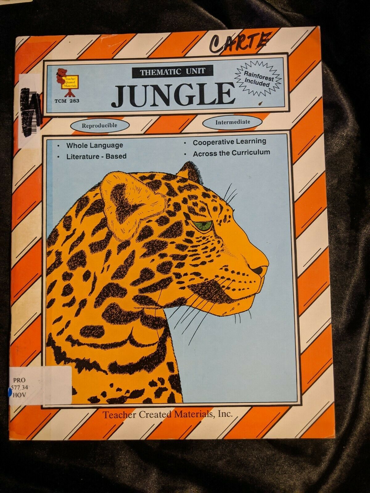 Jungle Thematic Unit (Thematic Units Ser) - Paperback By Hoven, Leigh - $6.92