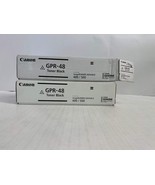 2 NEW OEM Canon iR ADV. 400iF,500iF Black Toner Cart. GPR-48 (1 New,1 open) - $108.00