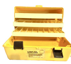 Vintage Game Fisher 3000 3 Tray Compartmental Tackle Box By Sears Roebuck Co - £39.50 GBP