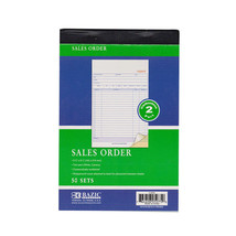 1 Carbonless Sales Order Receipt Record Book 2 Part 50 Sets Duplicate Co... - $19.99