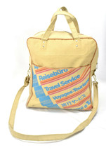 Vintage 70s American Express Travel  Agent Carry On Luggage Airline Bag - £78.30 GBP