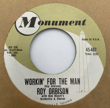 Roy Orbison 45 RPM Record Leah Workin’ For The Man Monument Vintage VG++ 38 - £11.91 GBP