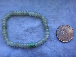 Natural Genuine A Jadeite Jade Icy Green Bangle Bracelet - £246.13 GBP