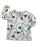 Chico&#39;s Top Women&#39;s Size Large (Chicos 2) t-shirt long sleeve Chain Prin... - €11,03 EUR
