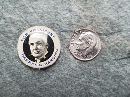 Vintage 1920/1972 Reproduction Warren G Harding For President Button Pin - £3.24 GBP