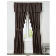 Prescott 5-Piece Insulated Window Treatment Set Burgundy 80&quot;Wx84&quot;L Energ... - €31,00 EUR