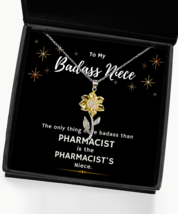 Pharmacist Niece Necklace Gifts, Birthday Present For Pharmacist Niece, Aunt  - £39.92 GBP