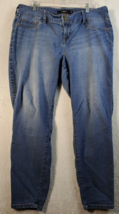Torrid Jeans Womens Size 20 Blue Denim Cotton Pockets Straight Leg Flat Front - £14.07 GBP