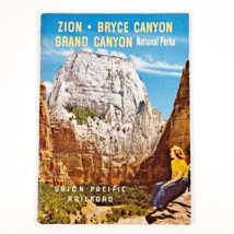 1952 Union Pacific Railroad Zion And Bryce Canyon Nat. Forest Tour Book Vintage! - £8.67 GBP