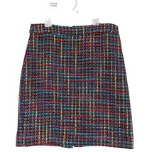 Kate Spade New York Skirt the Rules Wool Blend Tweed Mini Skirt Sz 8 Mul... - $36.00