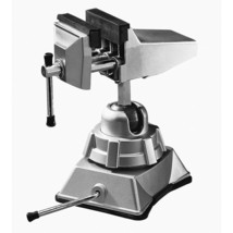 Rotating Suction Base Bench Vise Portable Swivel Jaw Clamp Table Top Tool Small - £46.20 GBP
