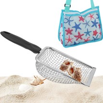 2Pcs Shell Collecting Tools, Beach Mesh Shovel With Sea Shell Bags For Kids Sand - £20.56 GBP