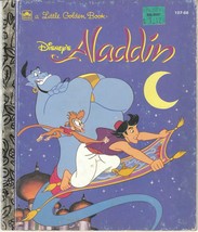 Disney&#39;s Aladdin 1993 Little Golden Book Karen Kreider Darrell Baker - £4.66 GBP