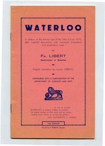 Waterloo A Relation of the Famous Fight 1815 by Fr Libert  - £10.87 GBP