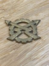 Vintage Belgium Army Cap Badge Military Militaria KG JD - $24.75