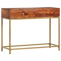 Console Table 100x35x76 cm Solid Acacia Wood - £82.46 GBP