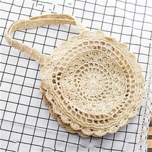 Ags for women circle beach handbags summer rattan shoulder bags handmade knitted travel thumb200