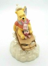 Lenox Disney Winnie the Pooh Piglet on Sled Figurine - $56.77