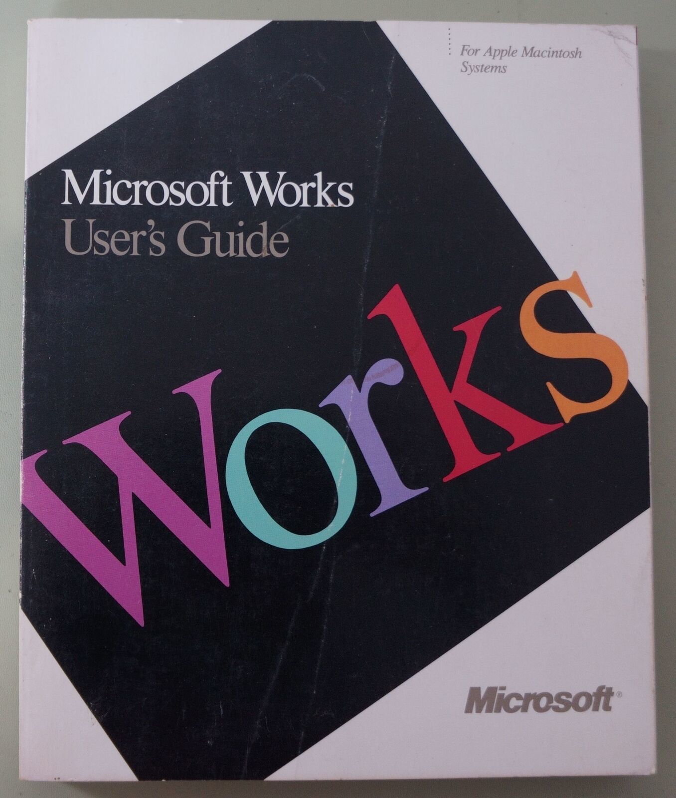 Microsoft Works User&#39;s Guide For Apple Macintosh Systems - 1988 - $16.53