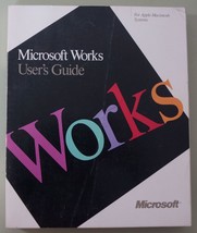 Microsoft Works User&#39;s Guide For Apple Macintosh Systems - 1988 - £13.14 GBP