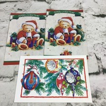 Seasons Greetings Christmas Cards Vintage Postcard Lot of 3 - £7.62 GBP