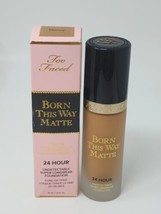 New Authentic Too Faced Born This Way Matte 24 Hour Foundation Honey 1 oz - £24.16 GBP