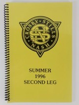 Crosby Stills &amp; Nash Tour Book Concert Crew Itinerary Guide Summer 1996 2nd Leg - £77.41 GBP