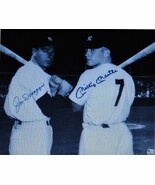 MICKEY MANTLE &amp; JOE DiMAGGIO SIGNED PHOTO - 11&quot;x 14&quot; w/COA - $859.00