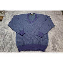 Bobby Jones Sweater Mens Medium Blue Green Long Sleeve Wool Golf Casual ... - $22.65