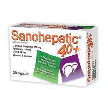 Sanohepatic 40+, 30 cps, Reduction Fatigue. Exhaustion, Energy, Liver Detox - £11.79 GBP