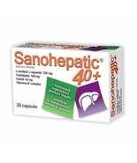 Sanohepatic 40+, 30 cps, Reduction Fatigue. Exhaustion, Energy, Liver Detox - £11.88 GBP