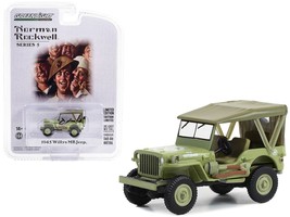 1945 Willys MB Jeep Light Green &quot;U.S. Army&quot; &quot;Norman Rockwell&quot; Series 5 1... - $36.49