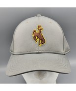 Wyoming Cowboys Hat Legacy Fitted L/XL Gray Brown Gold W Logo College NC... - $372.99 MXN
