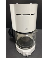 Braun Aromaster KF 400 4085 10 Cup Coffee Maker White Gold Filter Tested - £59.09 GBP
