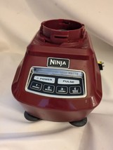 Ninja Professional Blender 1500 Watt Maroon Red Base Only BL772QCN BL772 Working - $52.46