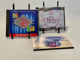 Collection of 3 Disney Trivia Software CD-ROMs - $19.00